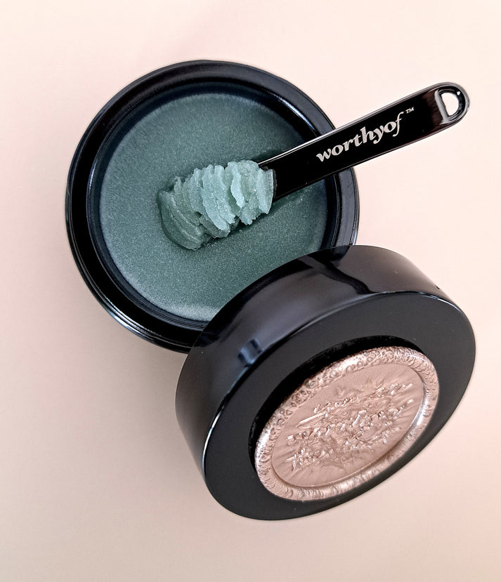 WorthyOf Skincare Stellar Confidence Solid Serum! Meet your skin’s new BFF: WorthyOf Skincare Stellar Confidence Solid Serum. If undereye circles, dark spots, eczema, or redness are getting in the way of your glow, this dreamy solid serum is here to help. Made with bakuchiol (a gentle retinol alternative), brightening vitamin C, and a calming blend of arnica, elder flower, witch hazel, and Oregon grape, it’s designed to reveal a radiant, youthful complexion. Bonus? It even helps soothe sunburns and bruises. With a calming earthy scent from blue tansy and lavender essential oils, this solid serum brings skin confidence in every swipe.